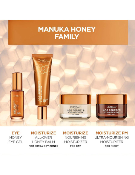 Crema Hidratante Anti-Envejecimiento L'Oreal Paris 48g Miel de Manuka Crema Hidratante Anti-Envejecimiento L'Oreal Paris 48g Miel de Manuka