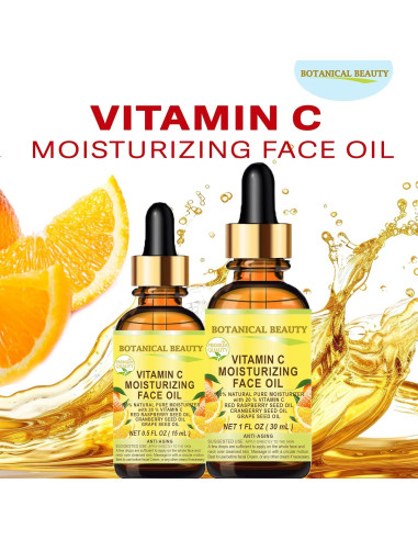 Aceite Facial Hidratante Vitamina C 20% Chateau 15 ml