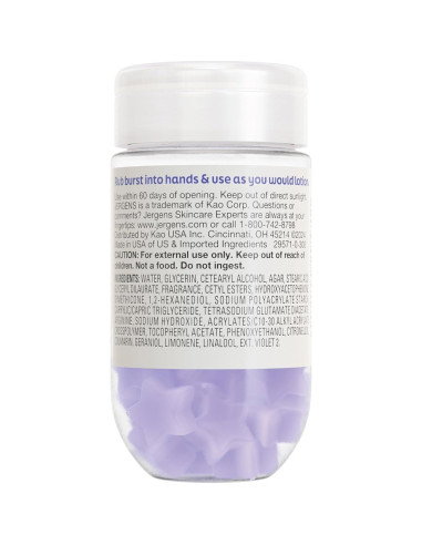Jergens Estallidos de Loción Hidratante Lavanda 38 Unidades