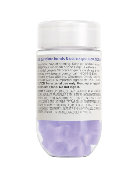 Jergens Estallidos de Loción Hidratante Lavanda 38 Unidades Jergens Estallidos de Loción Hidratante Lavanda 38 Unidades