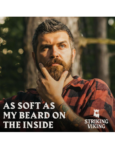 Aceite para Barba Striking Viking 60 ml - Aroma Sándalo Hidratante