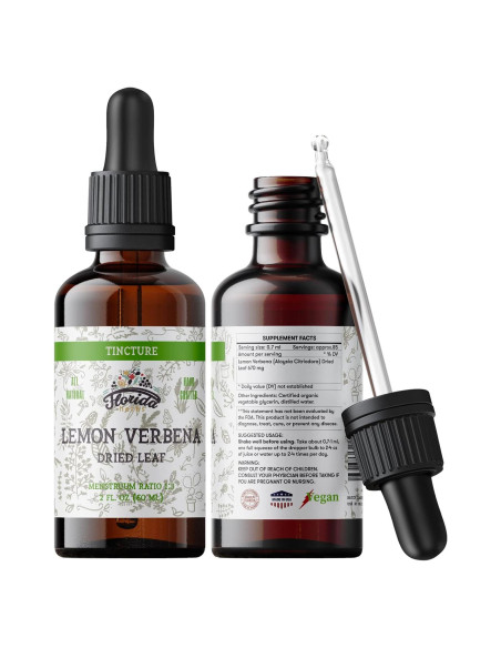 Extracto Líquido de Verbena de Limón Florida Herbs 60 ml Extracto Líquido de Verbena de Limón Florida Herbs 60 ml