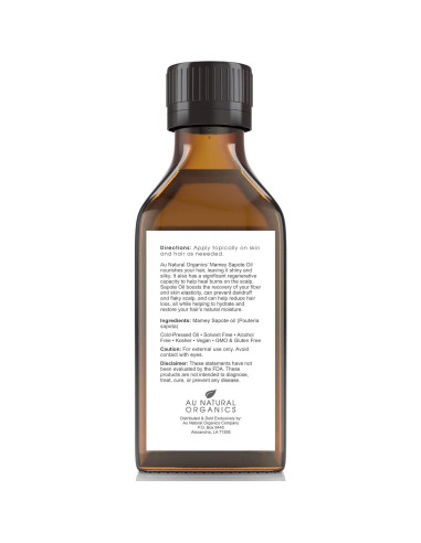 Aceite de Hueso de Mamey Sapote Au Natural 100ml - Hidratante