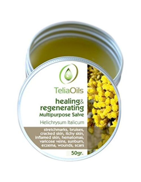 Ungüento Multipropósito Teliaoils Helichrysum 50g - Balsamo Calmante Ungüento Multipropósito Teliaoils Helichrysum 50g - Balsamo Calmante