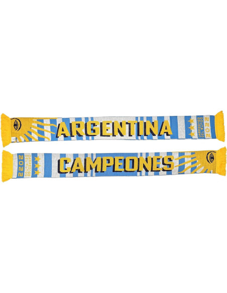 Bufanda de Fútbol Doble Cara Euroscarves Argentina 145x18cm Bufanda de Fútbol Doble Cara Euroscarves Argentina 145x18cm