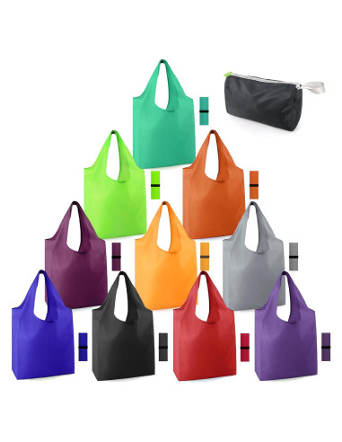 BeeGreen Bolsas Reutilizables Plegables 10 Unidades 22.68 kg