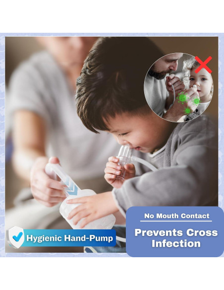 Aspirador Nasal Manual Chiboji - Saca Mocos Silencioso para Bebés Aspirador Nasal Manual Chiboji - Saca Mocos Silencioso para Bebés