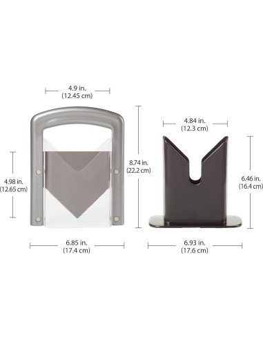 Cortador Universal de Bagels Hoan 23.5 cm Acero Inoxidable Plata