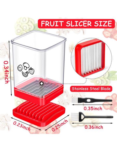 Cortador de Frutas Ponpon Acero Inoxidable 2 Piezas Cortador de Frutas Ponpon Acero Inoxidable 2 Piezas