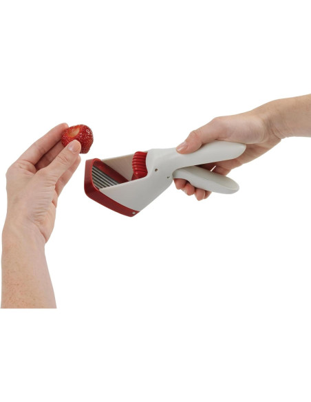 Cortador de Fresas Chef'n Slicester Manual 9.5 cm Cortador de Fresas Chef'n Slicester Manual 9.5 cm