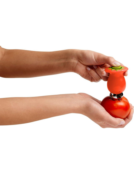 Descorazonador de Tomates Chef'n Hullster Acero Inoxidable Descorazonador de Tomates Chef'n Hullster Acero Inoxidable