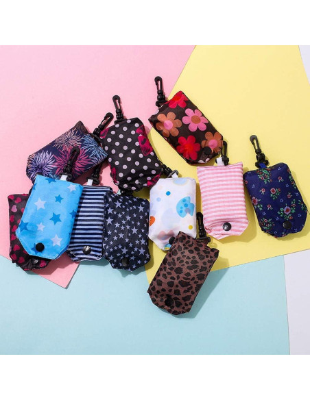 Bolsas de Compras Reutilizables Kaxich 6 Piezas Impermeables Bolsas de Compras Reutilizables Kaxich 6 Piezas Impermeables