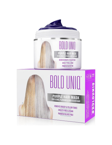 Mascarilla Morada Bold Uniq 191 g - Acondicionador Cabello Rubio