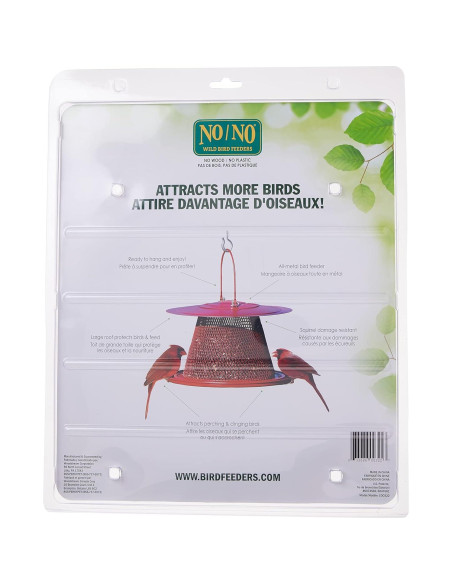 Comedero para Aves Perky-Pet C00322 Rojo 1.13 kg Comedero para Aves Perky-Pet C00322 Rojo 1.13 kg