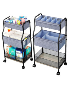 Carro de Almacenamiento para Pañales Cidaziya 3 Niveles