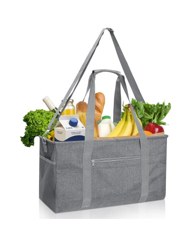 Bolsa de Compras Reutilizable GARPROVM 42L Plegable con Marco