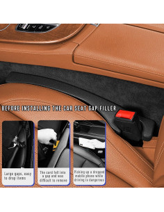 Relleno de Espacio para Asiento de Coche Tijeyi - 2 Piezas 2