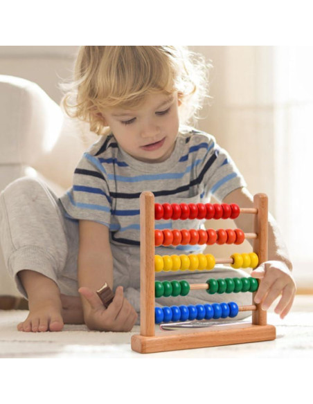 Ábaco de Madera Toyvian para Niños - Juguete Educativo 15x15 cm Ábaco de Madera Toyvian para Niños - Juguete Educativo 15x15 cm
