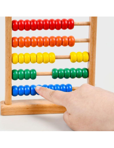 Ábaco de Madera Toyvian para Niños - Juguete Educativo 15x15 cm