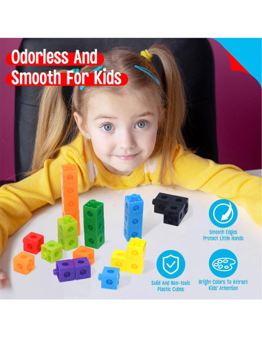 Set de 100 Cubos de Matemáticas SpriteGru para Preescolar