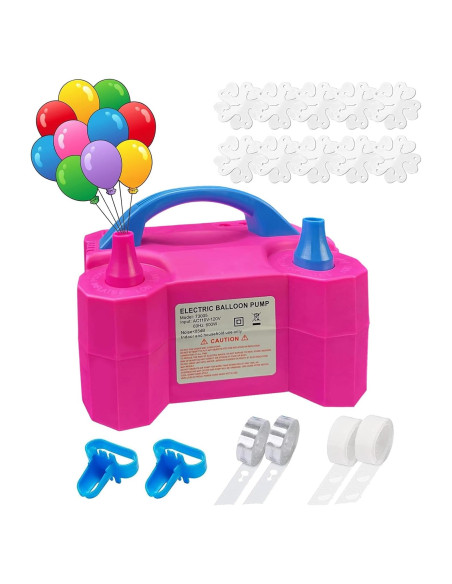 Bomba de Globos Eléctrica SINBEE Doble Boquilla 300 LPM Bomba de Globos Eléctrica SINBEE Doble Boquilla 300 LPM