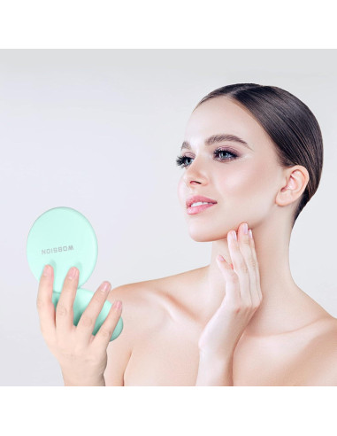 Espejo de Maquillaje Wobsion LED 1x/10x Compacto 8.89 cm