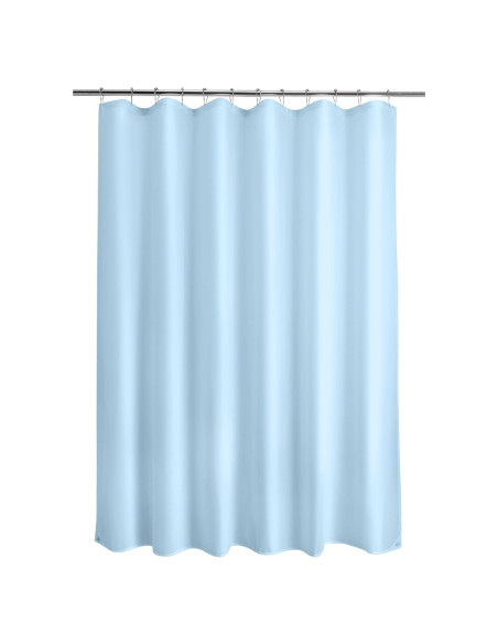 Forro de Cortina de Ducha Titanker 178x183 cm Azul Bebé Impermeable Forro de Cortina de Ducha Titanker 178x183 cm Azul Bebé Impermeable