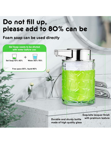Dispensador de Jabón Automático UAYBABU 260ml Plateado
