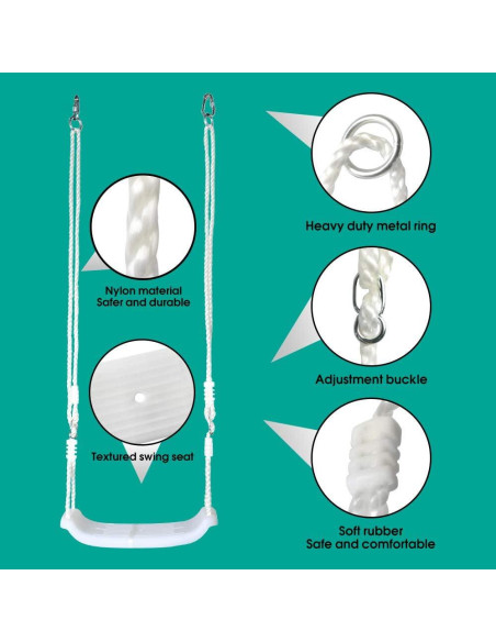 Columpio LED ajustable OMNISAFE para niños + 24 luces Columpio LED ajustable OMNISAFE para niños + 24 luces