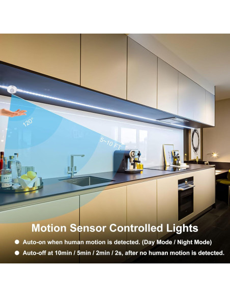 Luces LED de Sensor de Movimiento DONGGUAN 30 cm, 6 Piezas Luces LED de Sensor de Movimiento DONGGUAN 30 cm, 6 Piezas