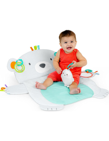 Alfombra de Actividad para Bebés Bright Starts Oso Polar 75x89cm Alfombra de Actividad para Bebés Bright Starts Oso Polar 75x89cm