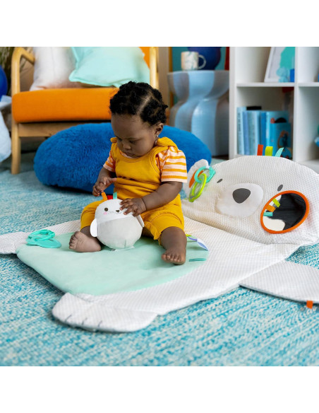 Alfombra de Actividad para Bebés Bright Starts Oso Polar 75x89cm Alfombra de Actividad para Bebés Bright Starts Oso Polar 75x89cm