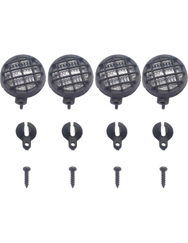 Faros LED Blancos para Coche RC ShareGoo 4 Piezas 5mm