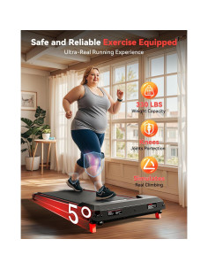 Caminadora Portátil XBD 2.5HP Inclinación 150kg LED Control Remoto 2
