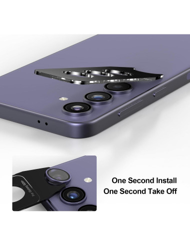 Protector de Lente de Cámara Kismer para Samsung S24 Morado