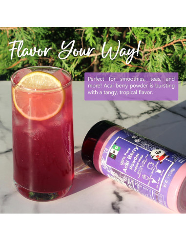 Polvo de Acai Liofilizado NPG 198 g - Superalimento Vegano