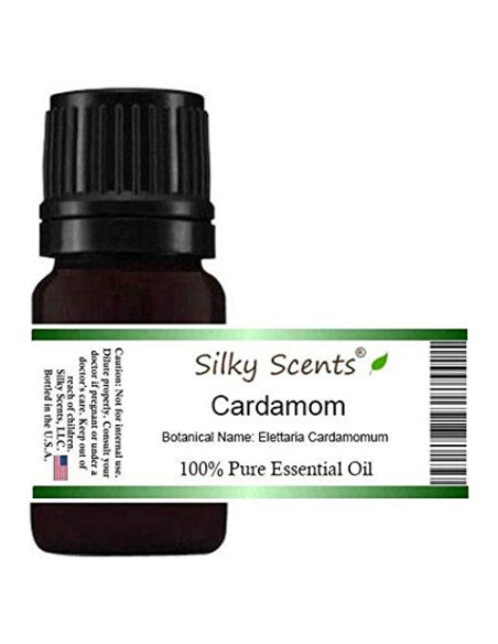Aceite Esencial de Cardamomo Silky Scents 100% Puro 15 ML Aceite Esencial de Cardamomo Silky Scents 100% Puro 15 ML