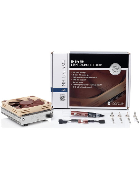 Enfriador de CPU Noctua NH-L9a-AM4 bajo perfil para AMD
