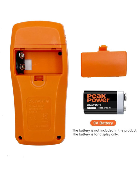 Medidor de Humedad de Madera Digital QYQRQF LCD Naranja Medidor de Humedad de Madera Digital QYQRQF LCD Naranja