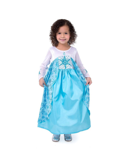Disfraz Princesa de Hielo Little Adventures - Vestido Lavable 1-3 Años Disfraz Princesa de Hielo Little Adventures - Vestido Lavable 1-3 Años