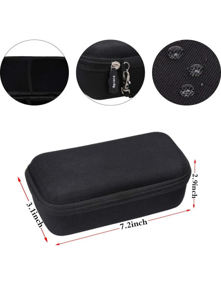 Funda de Almacenamiento Dura Aproca para Afeitadora Skull Shaver Pitbull Gold PRO Funda de Almacenamiento Dura Aproca para Afeitadora Skull Shaver Pitbull Gold PRO