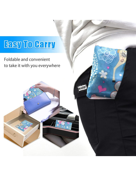 6 Bolsas de Compras Reutilizables XL Nylon Ripstop 22.68 kg 6 Bolsas de Compras Reutilizables XL Nylon Ripstop 22.68 kg