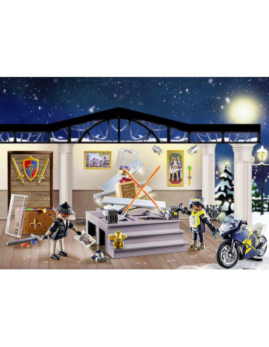 Calendario de Adviento Playmobil 102 Piezas Robo Museo