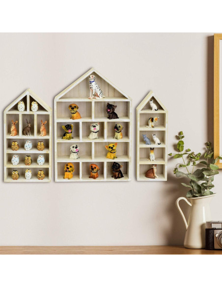 Estante Organizador de Madera Ikee Design - Juego de 3, Blanco Estante Organizador de Madera Ikee Design - Juego de 3, Blanco