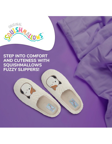 Pantuflas Peludas Squishmallows para Mujeres - Comodidad y Estilo