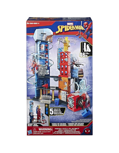 Juego de Ciudad Mega Spider-Man Hasbro 117 cm 5 Niveles