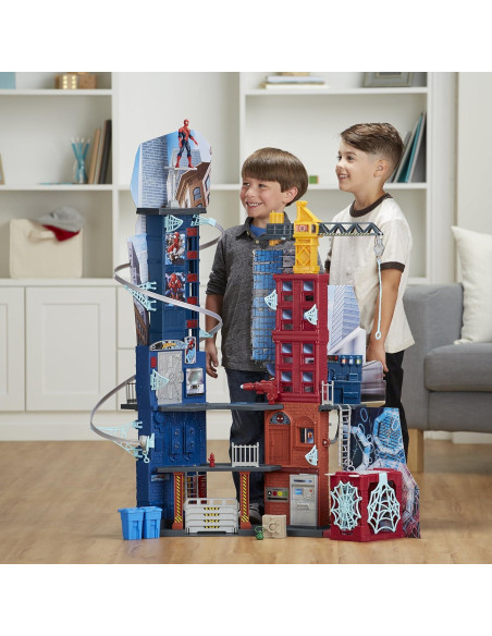 Juego de Ciudad Mega Spider-Man Hasbro 117 cm 5 Niveles Juego de Ciudad Mega Spider-Man Hasbro 117 cm 5 Niveles