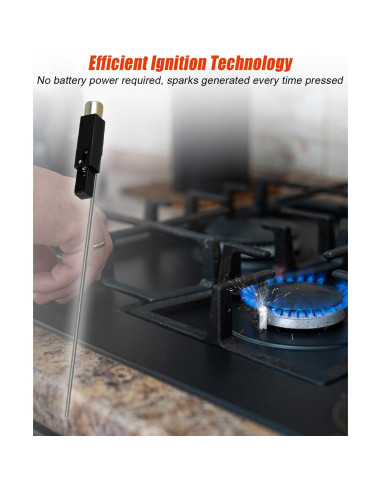 Encendedor Electrónico Piezoeléctrico Cobre GMP-499-1 5 Pcs
