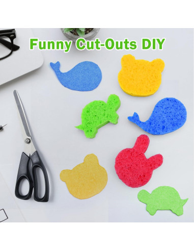Esponjas de Cocina YoleShy 24 Piezas Celulosa Natural Reutilizables