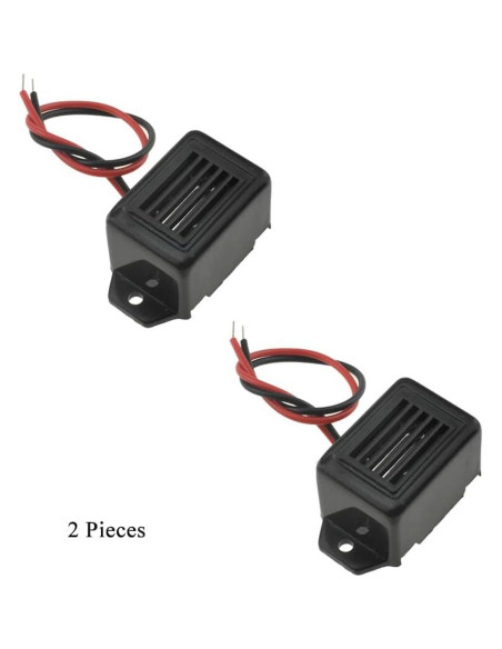 Zumbador Electrónico HAHIYO 12V 400Hz 2 Piezas Montaje en Pared Zumbador Electrónico HAHIYO 12V 400Hz 2 Piezas Montaje en Pared